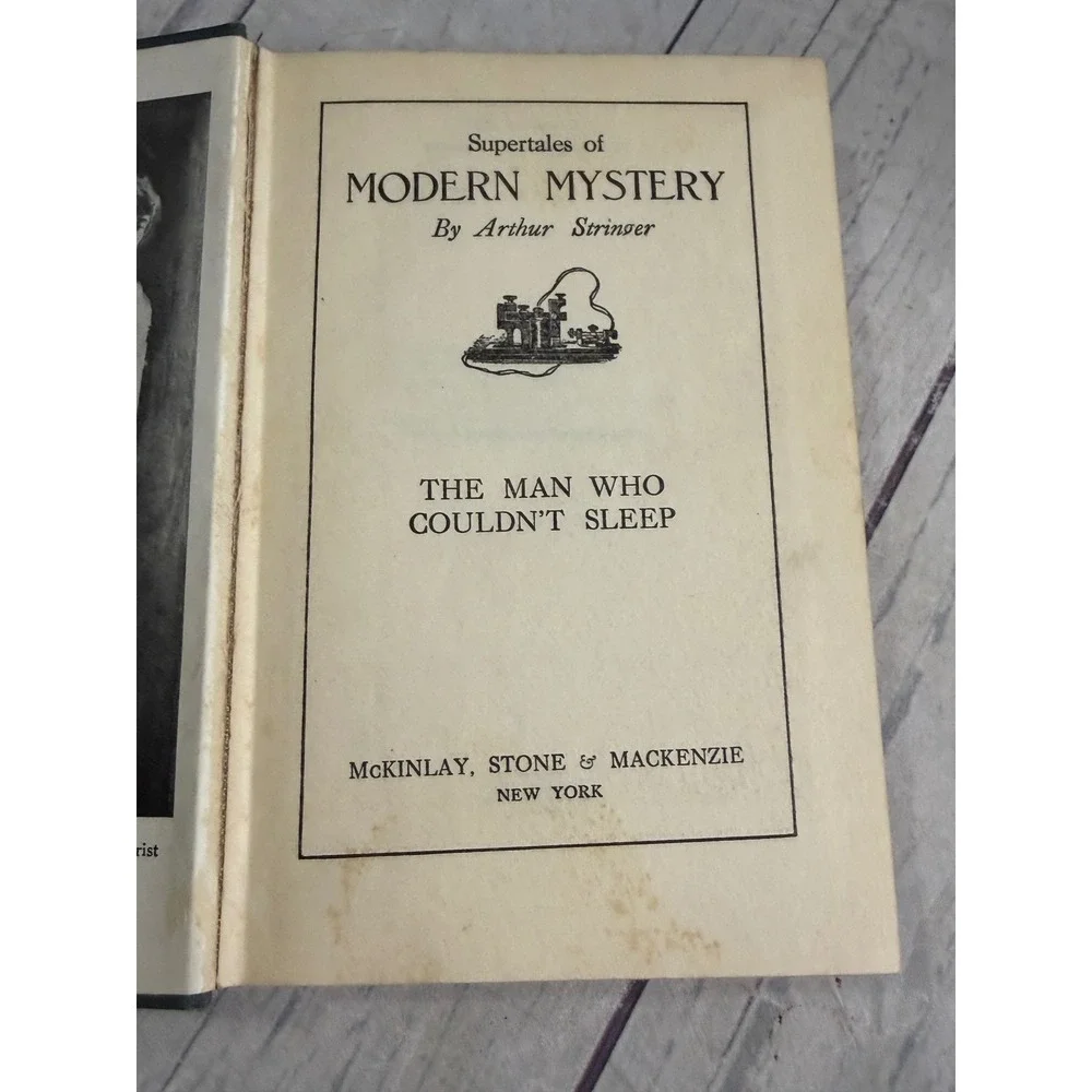 8pc Arthur Stringer Supertales of Modern Mystery Vintage Hardcover Book Set